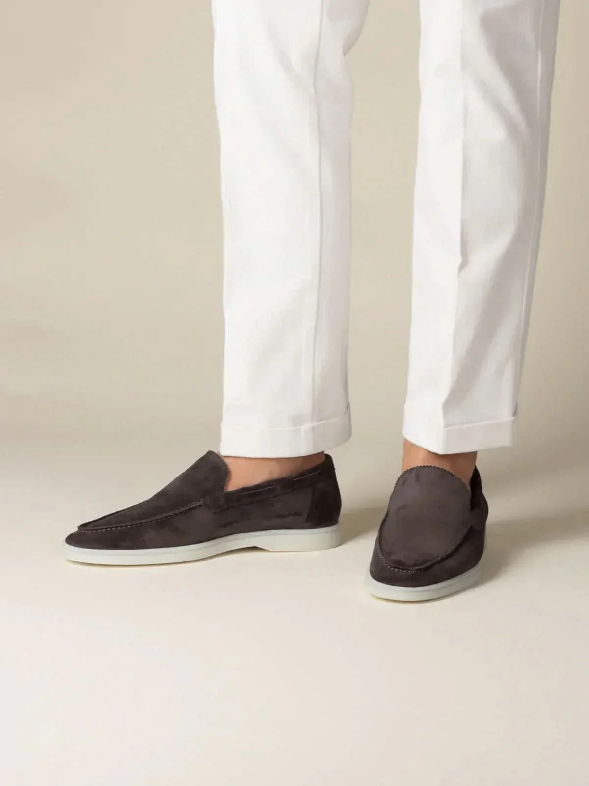 Classico | Mocassino Camoscio — Marrone