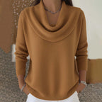 Iole | Maglione con Collo Drappeggiato