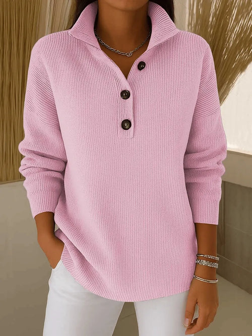Amalia | Maglione Polo con Scollo a V