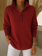 Amalia | Maglione Polo con Scollo a V