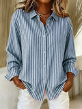 Ginevra | Camicia a Righe con Bottoni