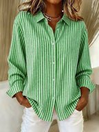 Ginevra | Camicia a Righe con Bottoni