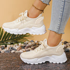 Altezza | Sneakers Platform Bianche