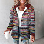 Ubalda | Camicia-Giacca Foderata con Cappuccio