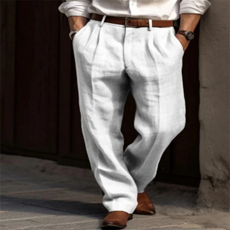 Corsaro | Pantaloni Sartoriali in Lino