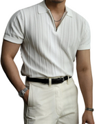 Carmelo | Polo Bianco Elegante