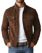 Tommaso | Bomber Scamosciato Premium