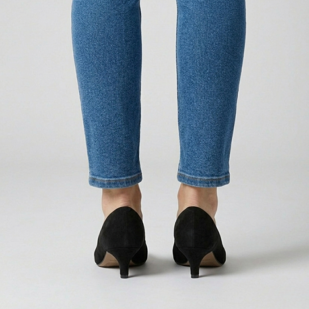 Victorie | Kitten Heel Camoscio