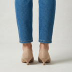 Victorie | Kitten Heel Camoscio