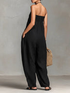 Ninetta | Jumpsuit Estiva Senza Spalline con Fiocco