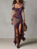 Delia | Abito Maxi Leopardo