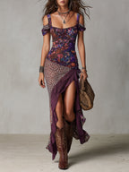Delia | Abito Maxi Leopardo