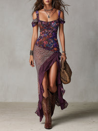 Delia | Abito Maxi Leopardo