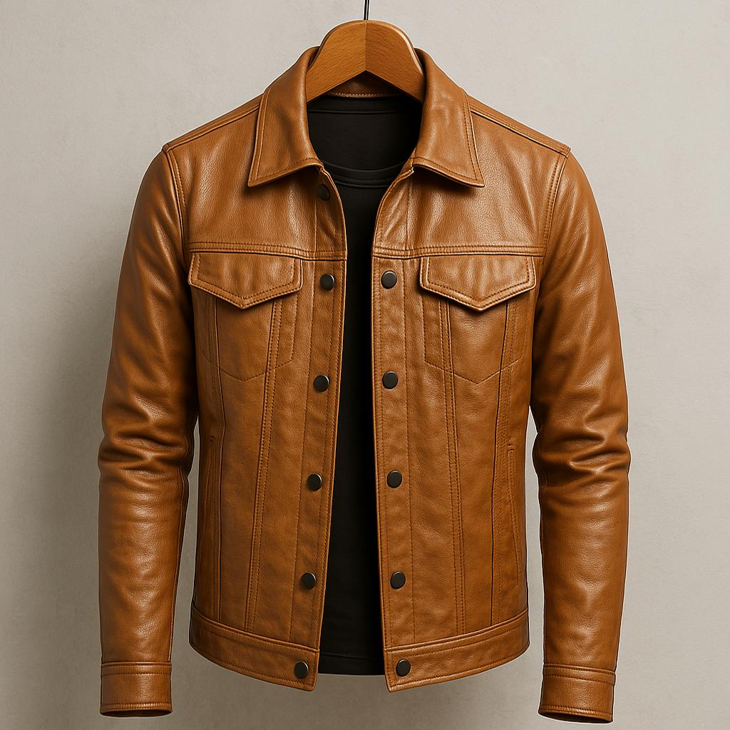 Ugo | Giacca in Pelle Classica