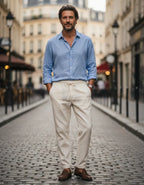 Lago | Pantaloni Eleganti in Lino