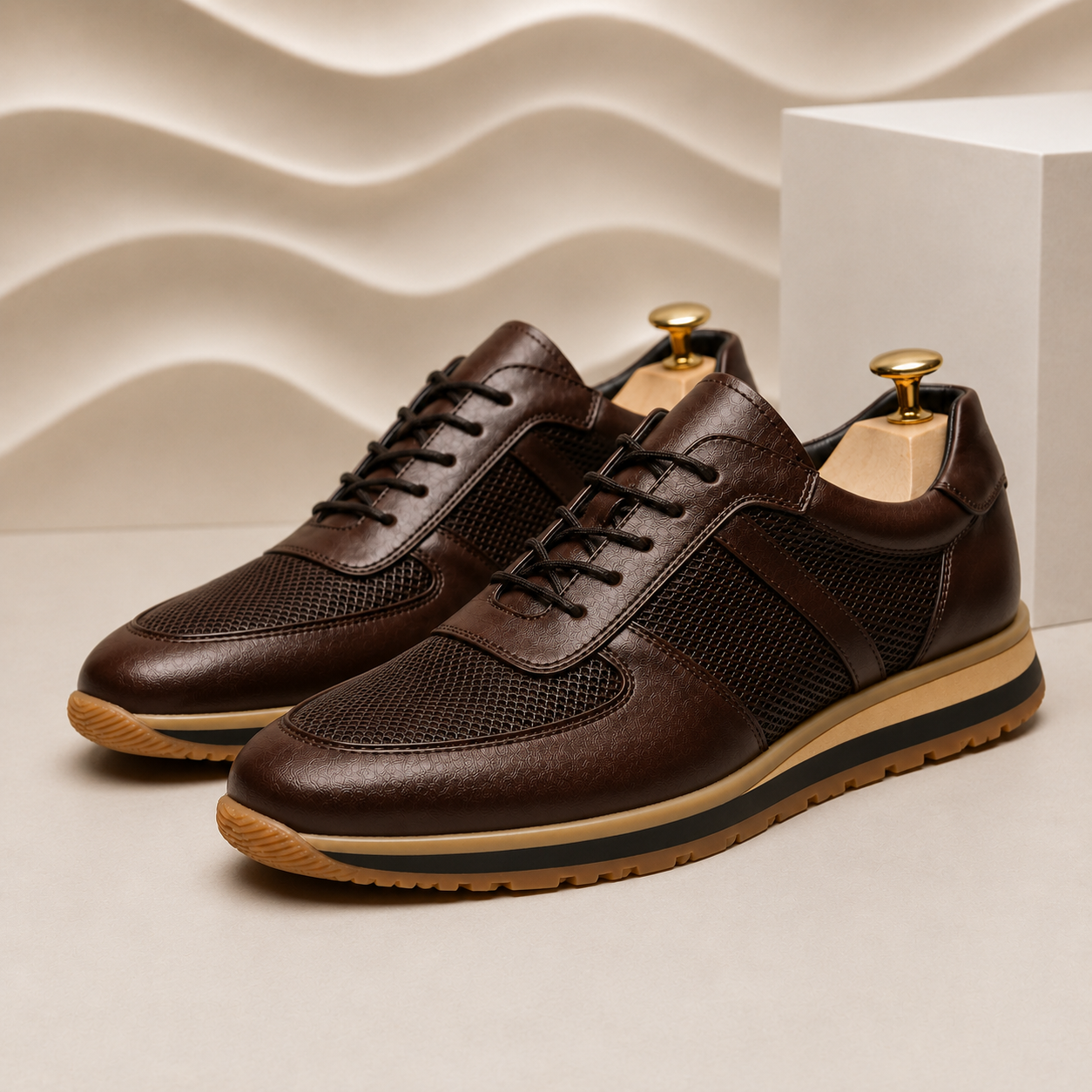 Milano | Sneakers Pelle Pieno Fiore