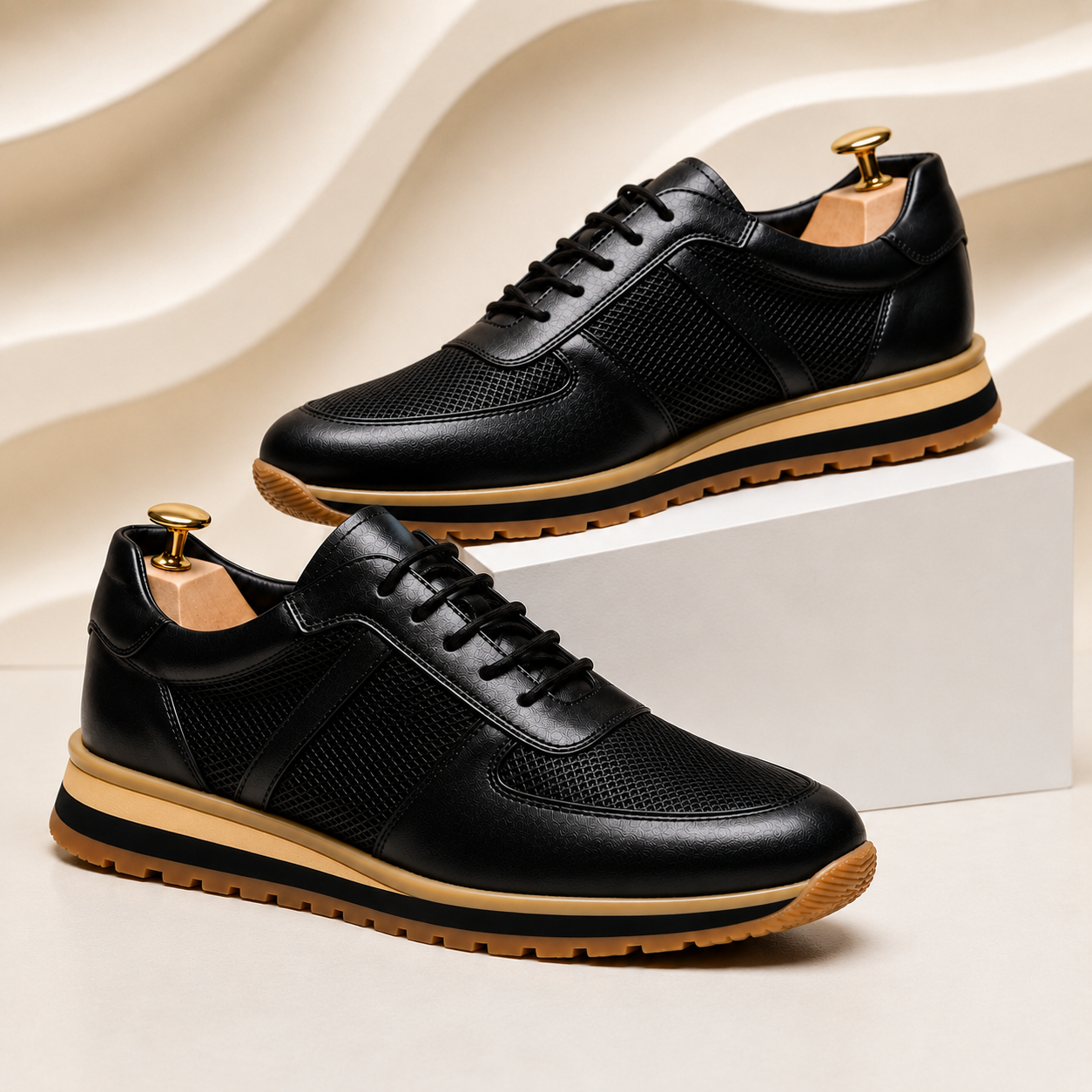Milano | Sneakers Pelle Pieno Fiore