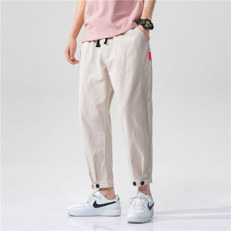 Theo | Pantaloni Aderenti in Cotone