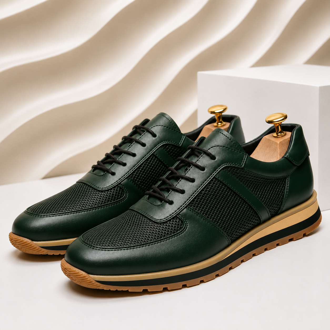 Milano | Sneakers Pelle Pieno Fiore