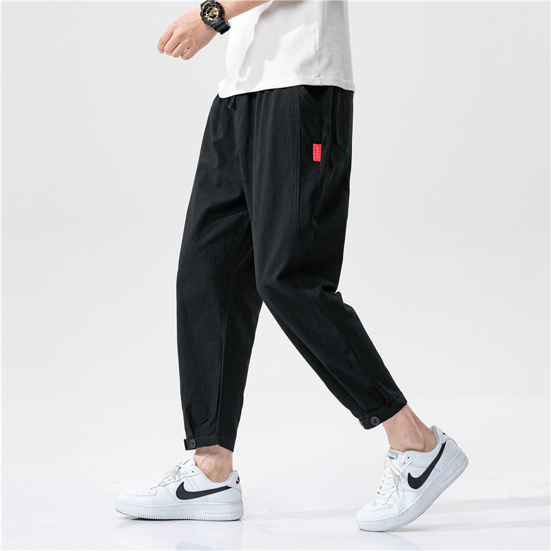 Theo | Pantaloni Aderenti in Cotone