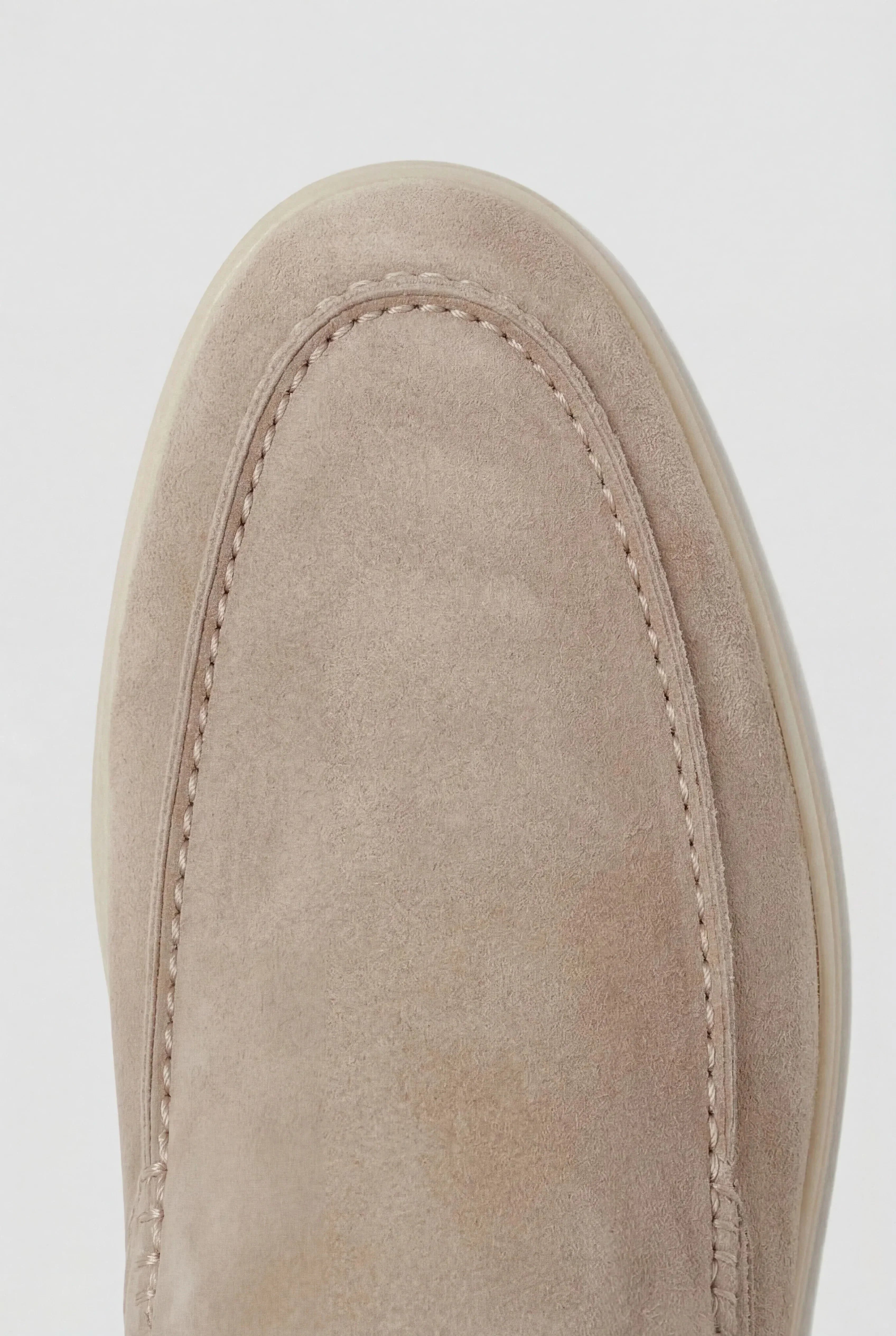 Yacht | Mocassino Aperto Camoscio — Beige