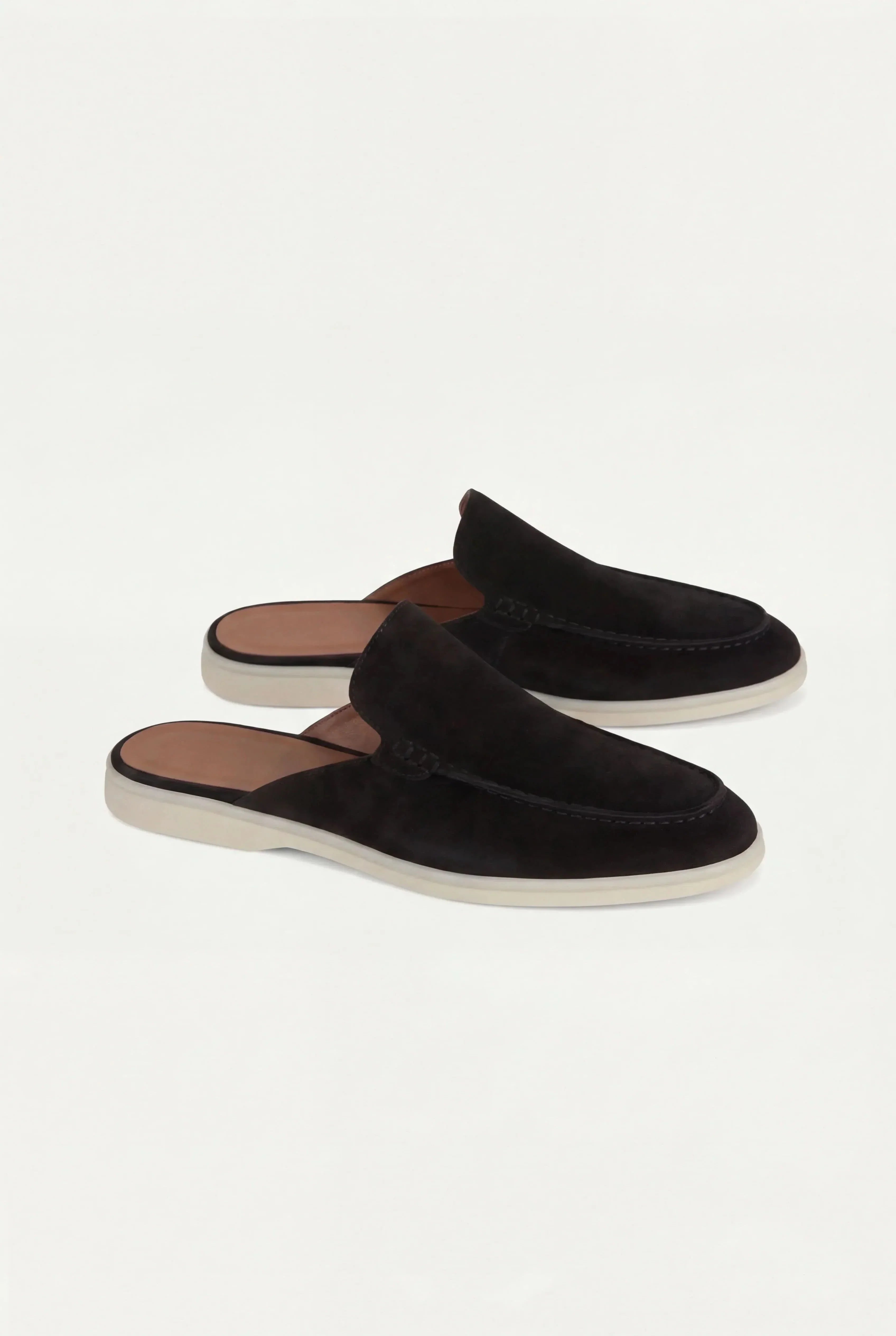 Yacht | Mocassino Aperto Camoscio — Nero