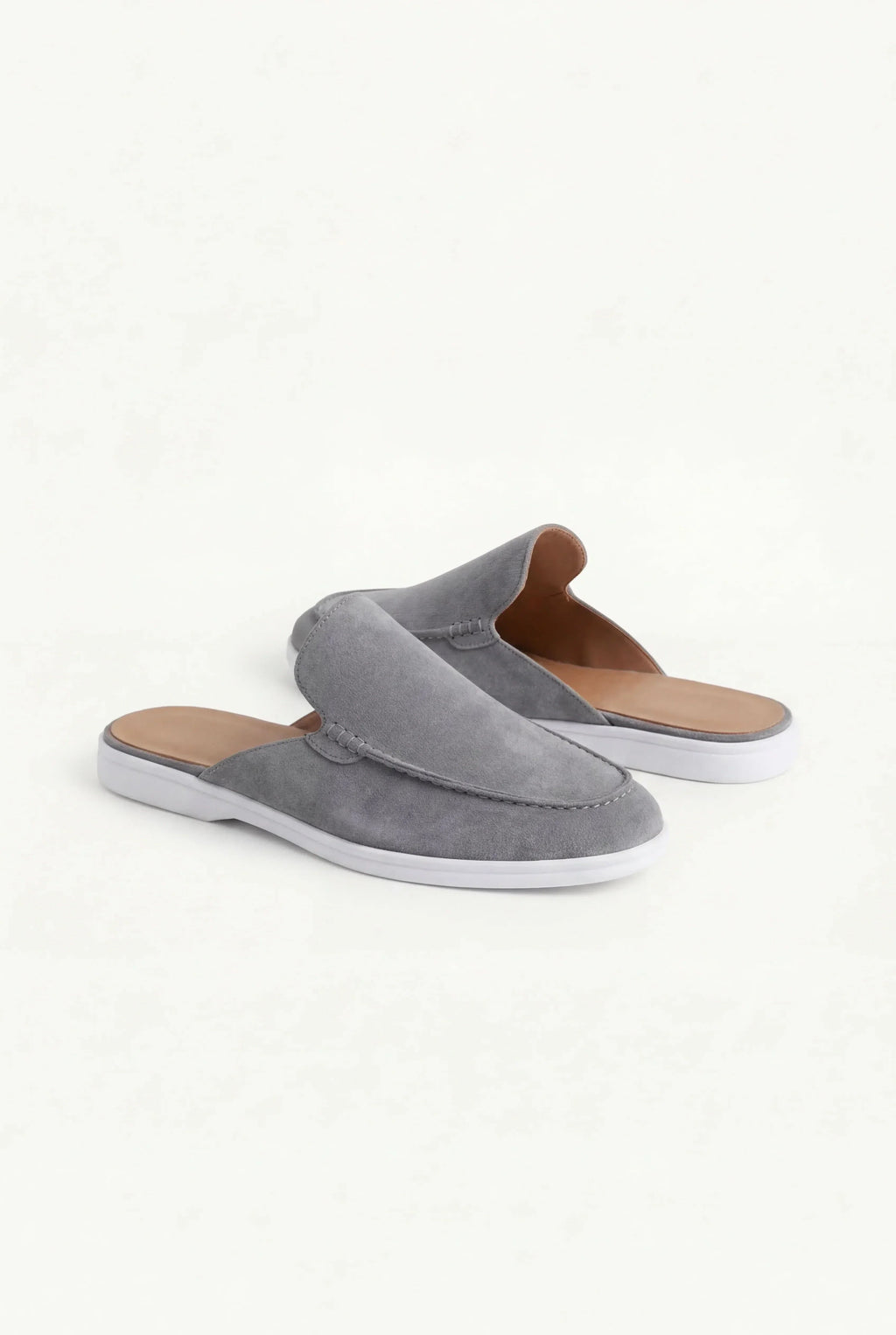 Yacht | Mocassino Aperto Camoscio — Grigio