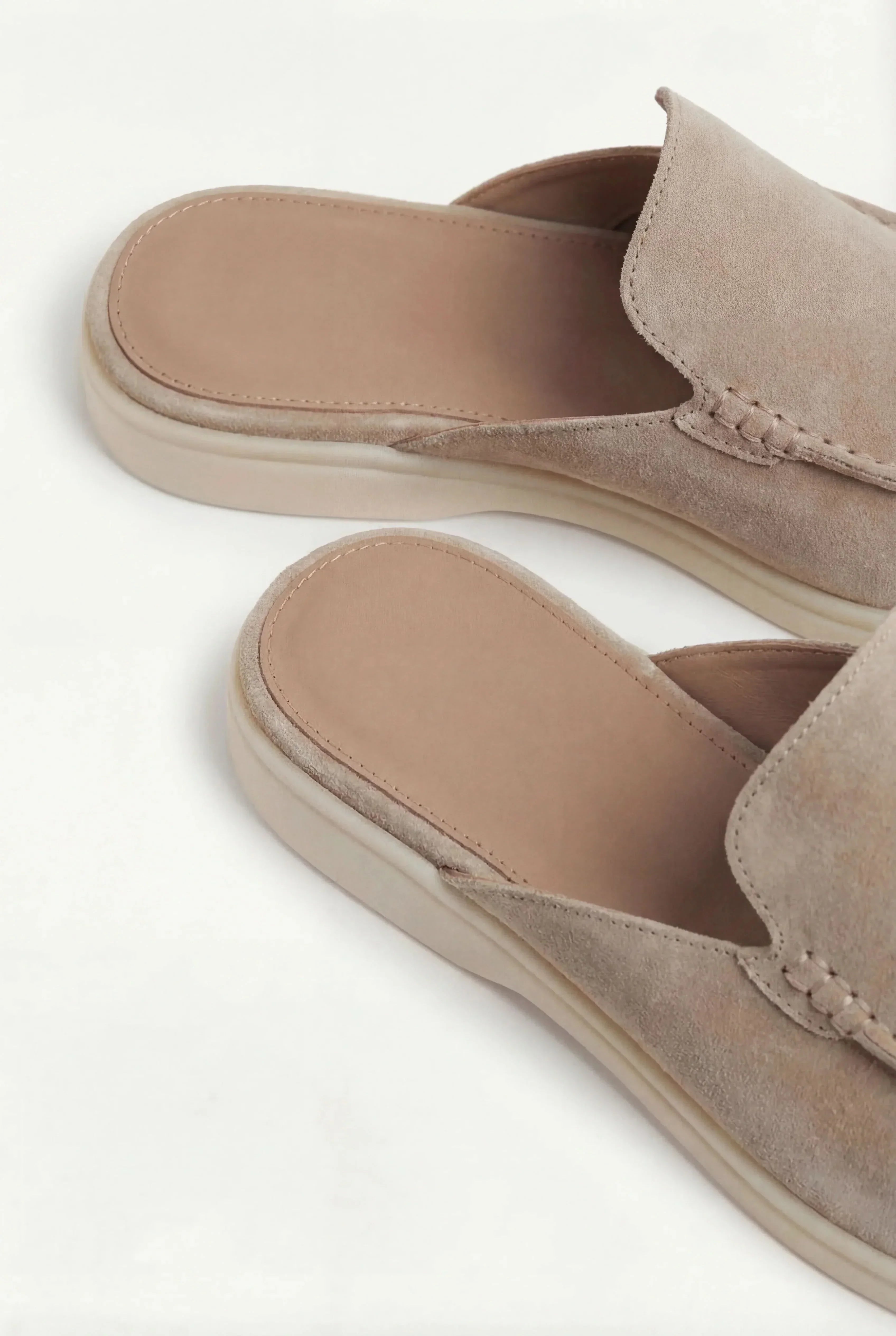 Yacht | Mocassino Aperto Camoscio — Beige