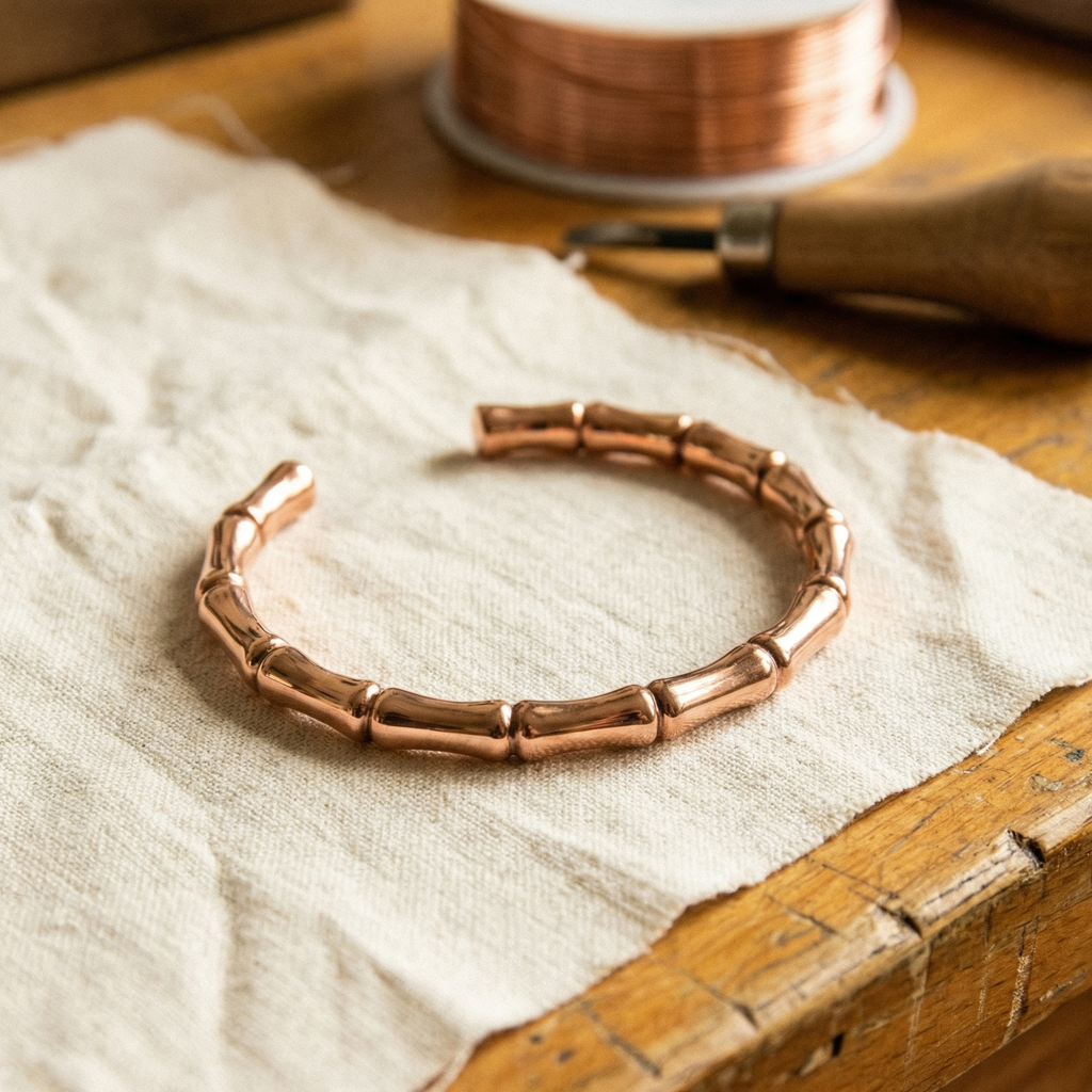 Bracciale in Rame a Segmenti