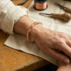 Bracciale in Rame a Segmenti