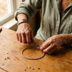 Collana in Rame a Maglie Incrociate