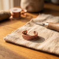 Anello in Rame Aperto Regolabile