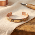 Bracciale in Rame a Treccia Centrale