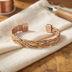 Bracciale in Rame a Spina di Pesce