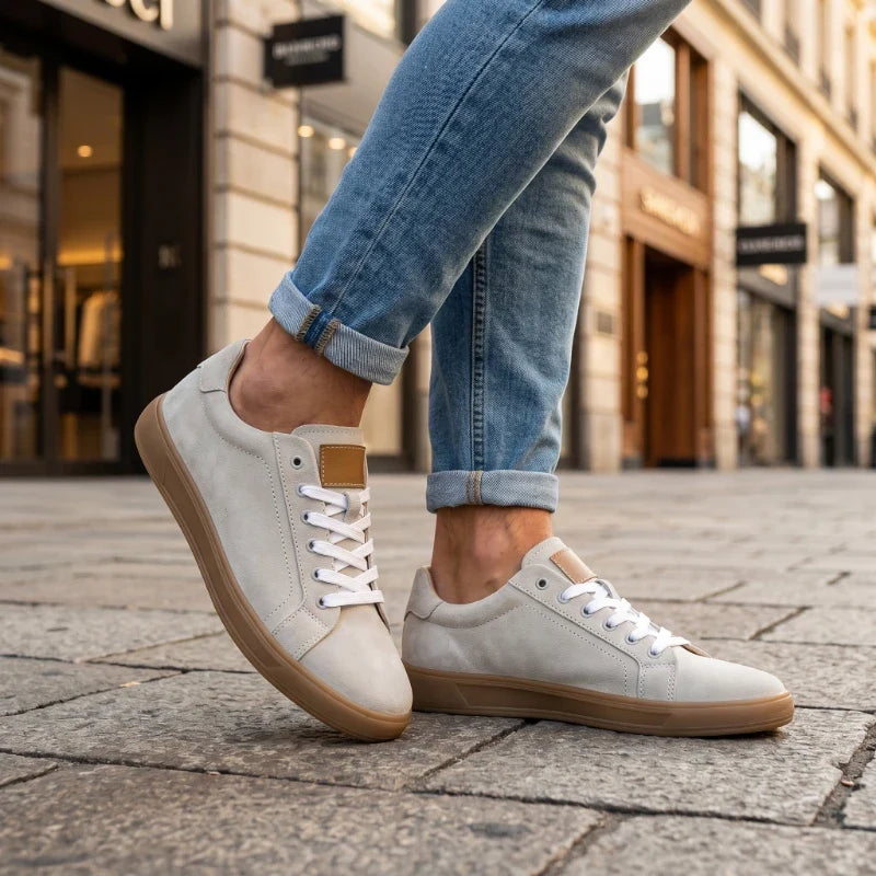 Mario | Sneakers Pelle con Suola Gomma Naturale