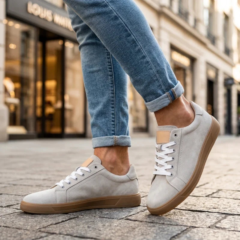 Mario | Sneakers Pelle con Suola Gomma Naturale