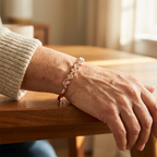 Bracciale in Rame a Onda con Cristalli