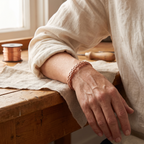 Bracciale in Rame a Tre Fili Intrecciati