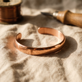 Bracciale in Rame Liscio Forgiato