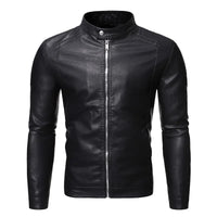 Gabriele | Giacca in Pelle Collo Alto