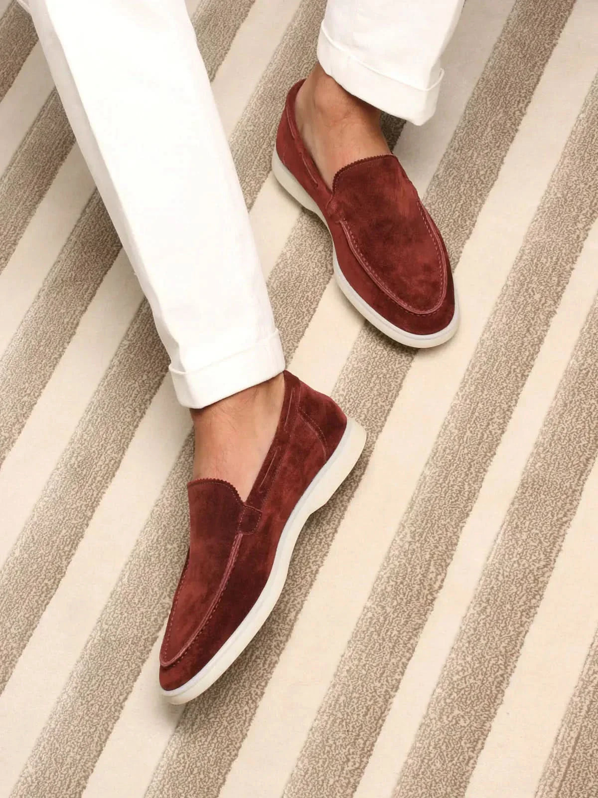 Classico | Mocassino Camoscio — Bordeaux