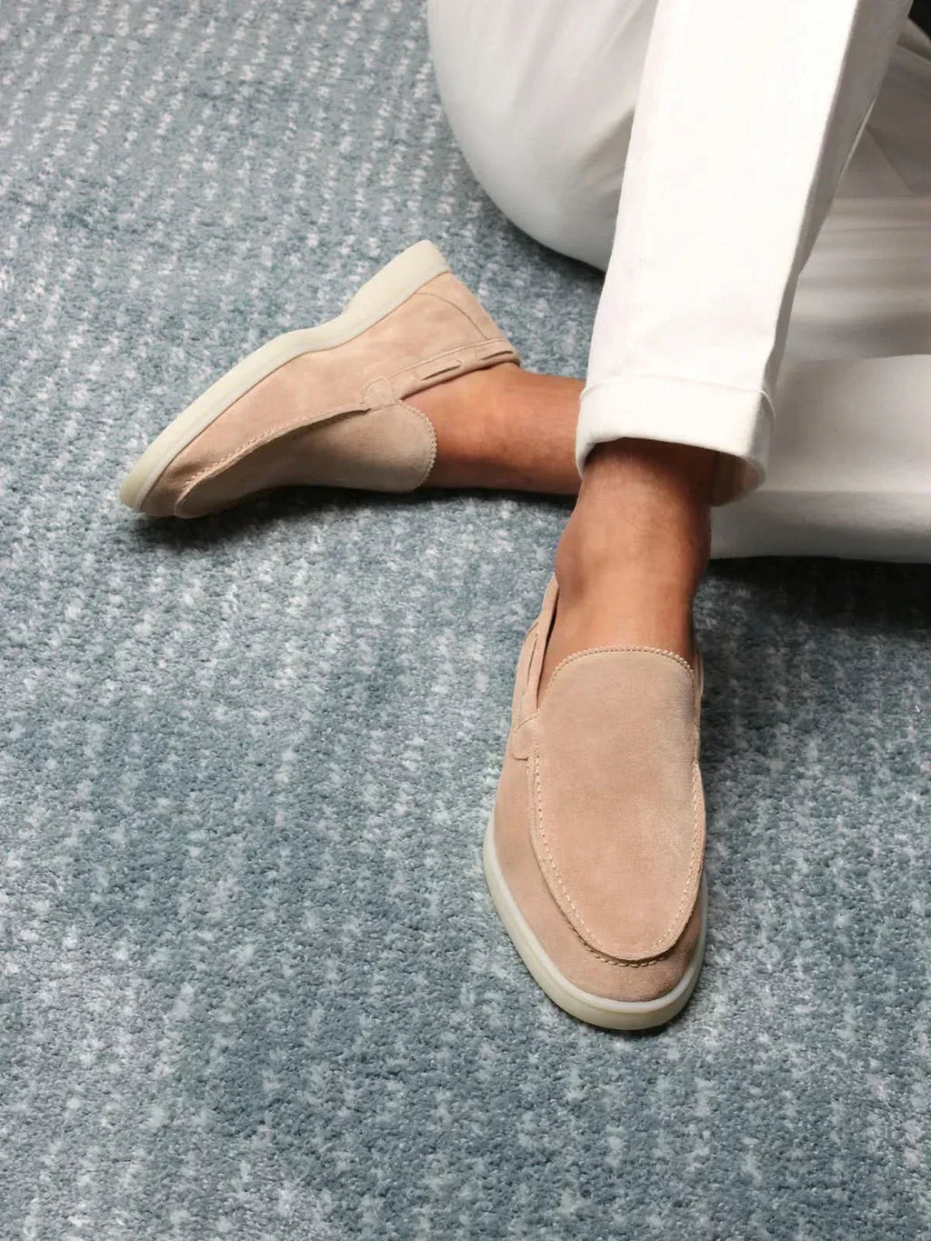 Classico | Mocassino Camoscio — Beige