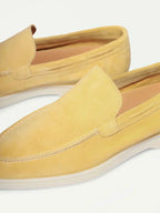 Classico | Mocassino Camoscio — Giallo Limone