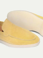 Classico | Mocassino Camoscio — Giallo Limone