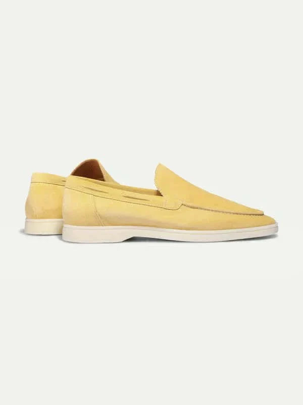 Classico | Mocassino Camoscio — Giallo Limone
