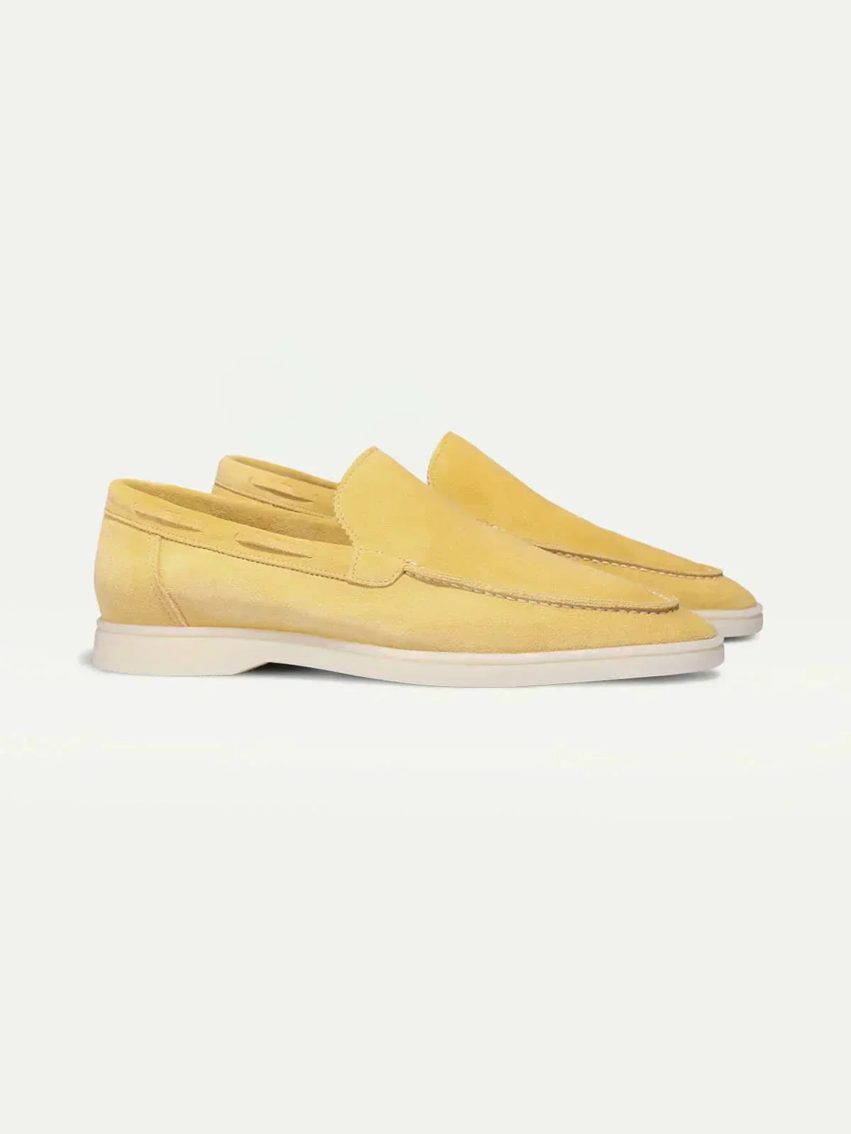 Classico | Mocassino Camoscio — Giallo Limone