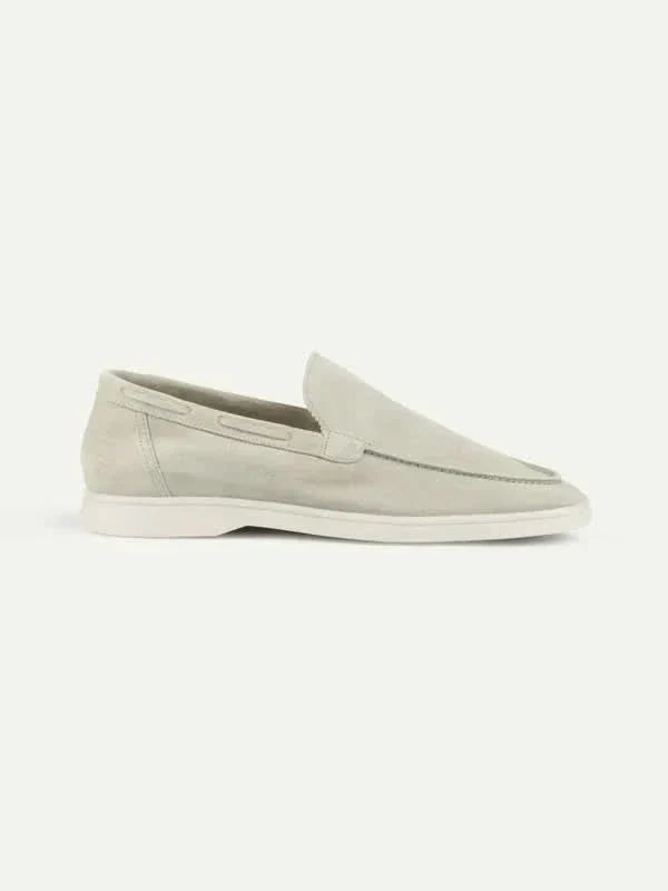 Classico | Mocassino Camoscio — Crema