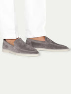 Classico | Mocassino Camoscio — Grigio