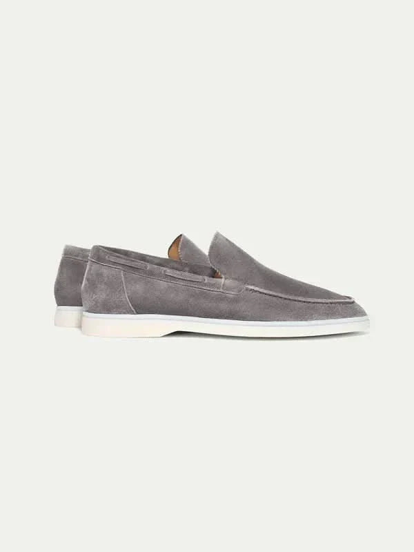 Classico | Mocassino Camoscio — Grigio
