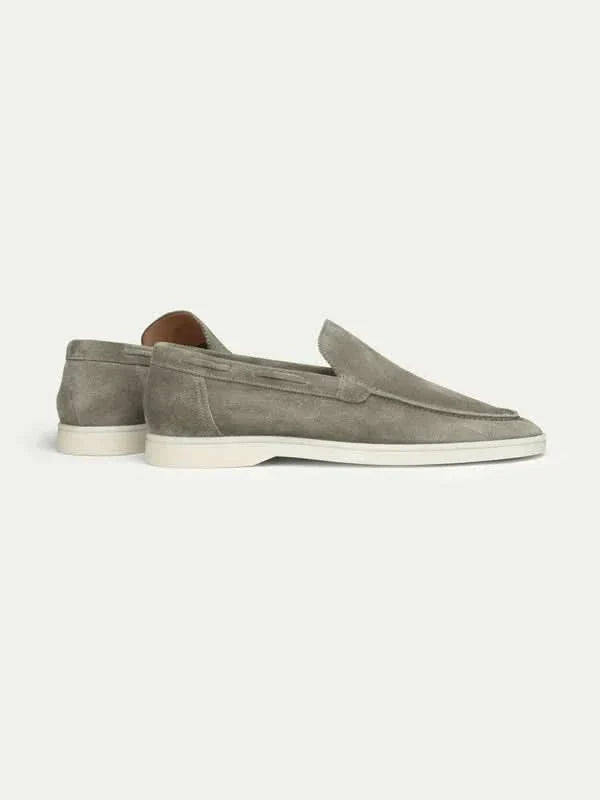Classico | Mocassino Camoscio — Verde Oliva